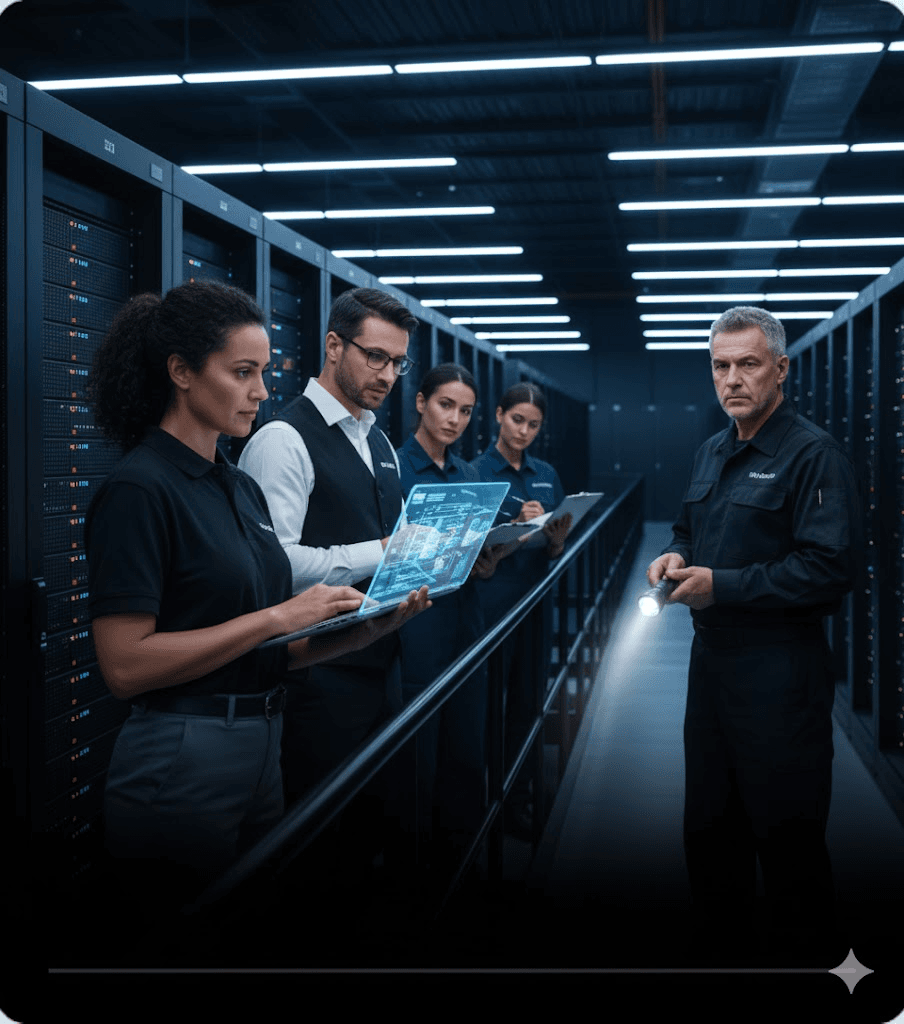 Electrician performing detailed repair work